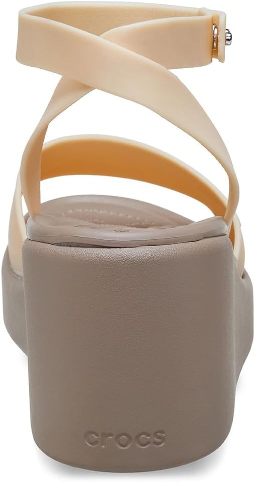 image:imageCrocs Womens Brooklyn Ankle Strap WedgesShitake