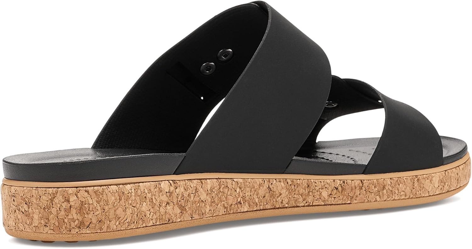 image:imageCrocs Womens Brooklyn Buckle Low SandalsBlack 2