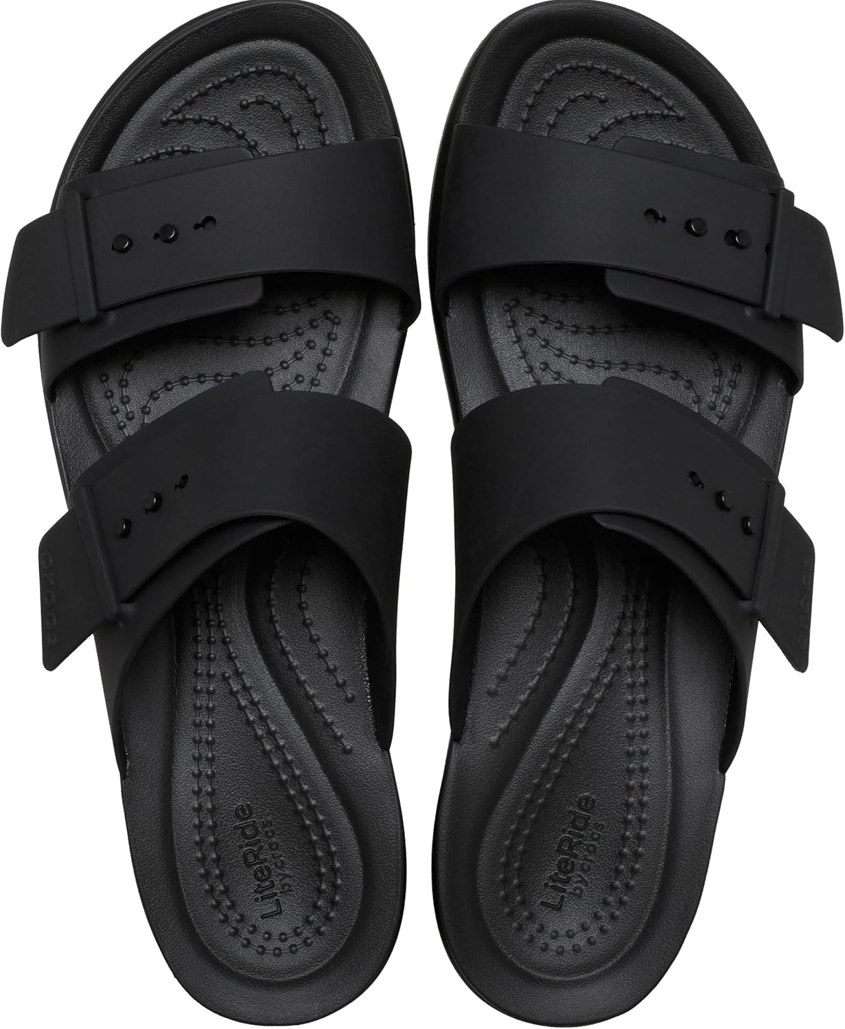 image:imageCrocs Womens Brooklyn Buckle Low SandalsBlack
