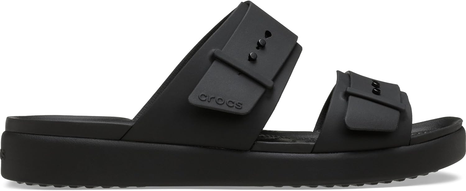 image:imageCrocs Womens Brooklyn Buckle Low SandalsBlack