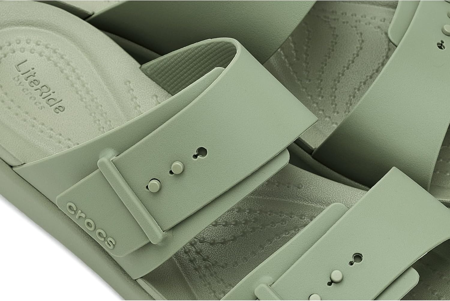 image:imageCrocs Womens Brooklyn Buckle Low SandalsCargo