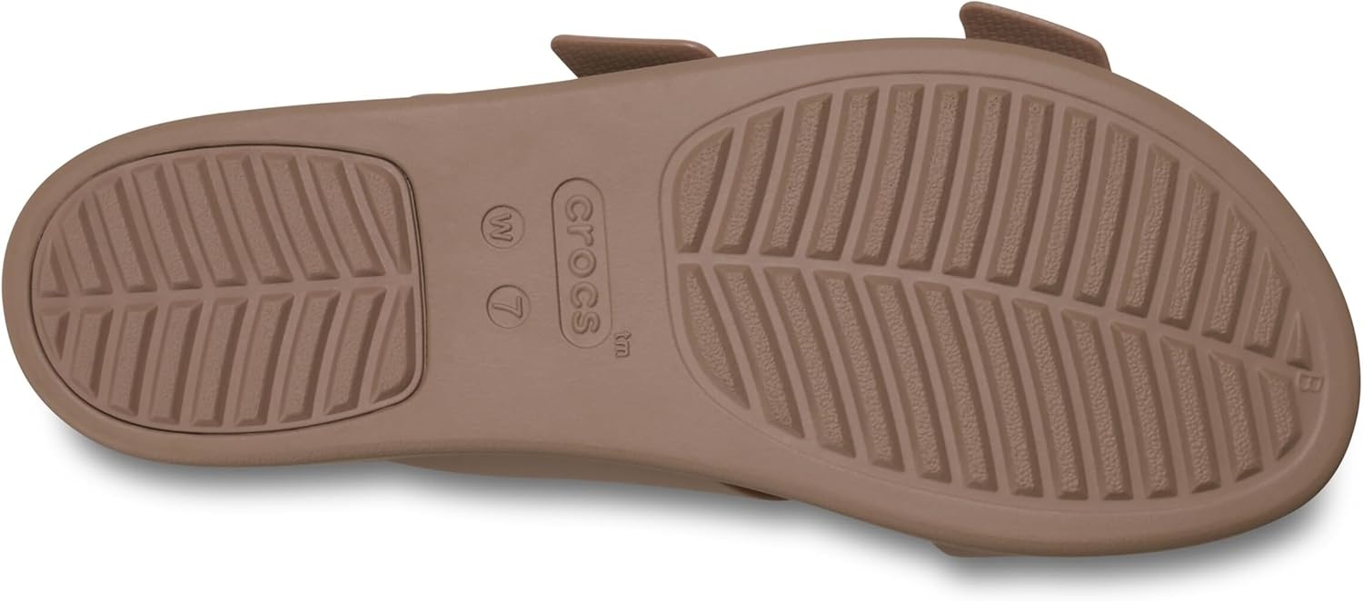image:imageCrocs Womens Brooklyn Buckle Low SandalsLatte