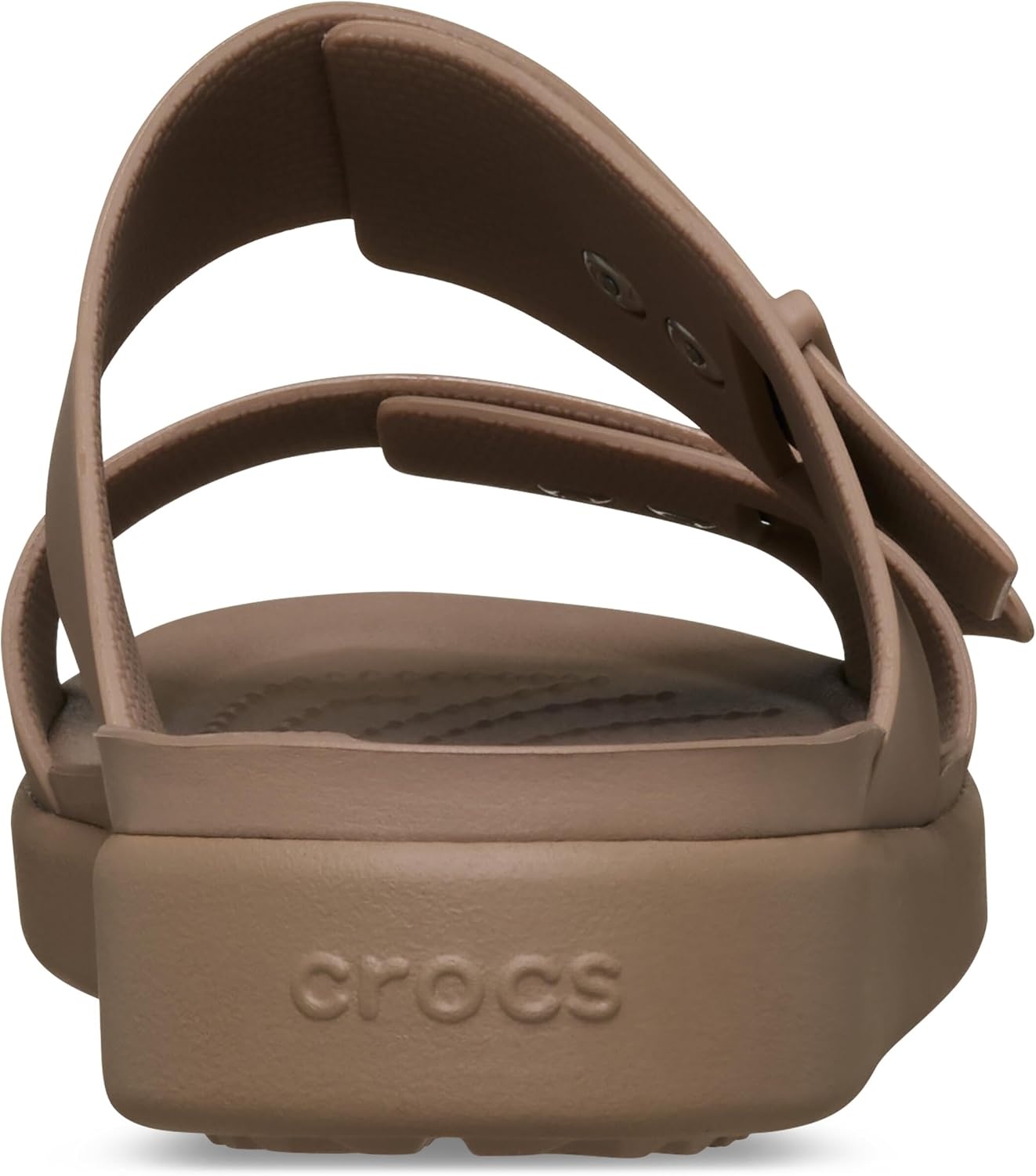 image:imageCrocs Womens Brooklyn Buckle Low SandalsLatte