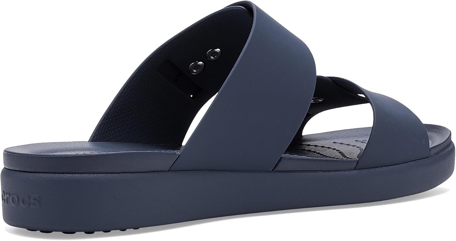 image:imageCrocs Womens Brooklyn Buckle Low SandalsNavy