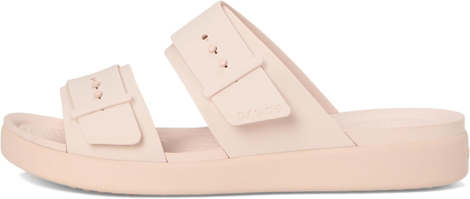 image:imageCrocs Womens Brooklyn Buckle Low SandalsQuartz
