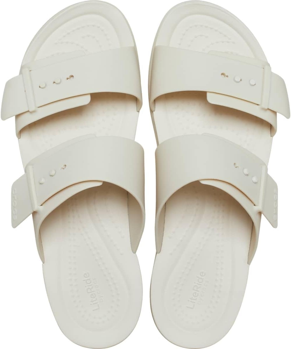 image:imageCrocs Womens Brooklyn Buckle Low SandalsSandstone
