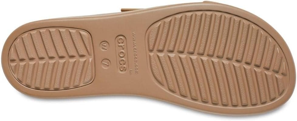 image:imageCrocs Womens Brooklyn Buckle Low WedgesKhaki