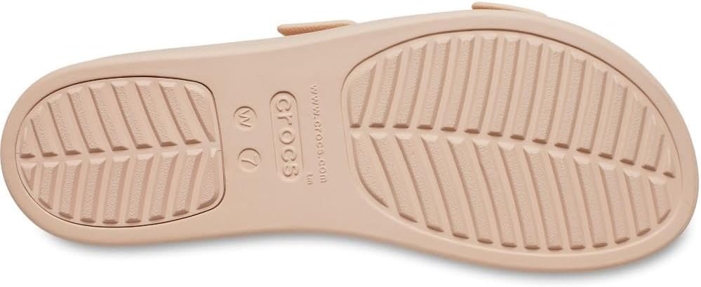 image:imageCrocs Womens Brooklyn Buckle Low WedgesPink Caramel