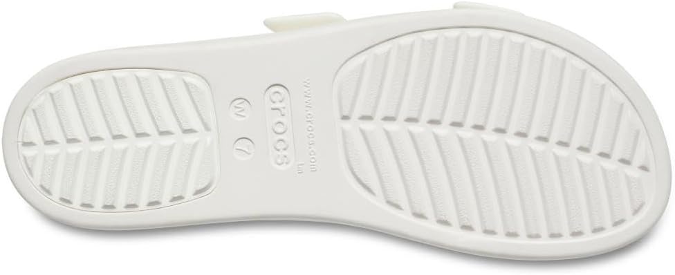 image:imageCrocs Womens Brooklyn Buckle Low WedgesWhiteChalk
