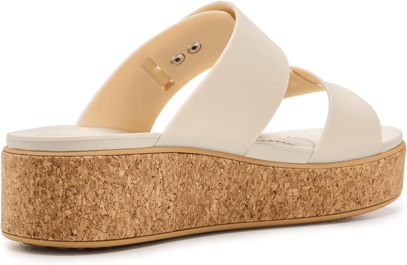 image:imageCrocs Womens Brooklyn Cork Buckle SandalsFrappe