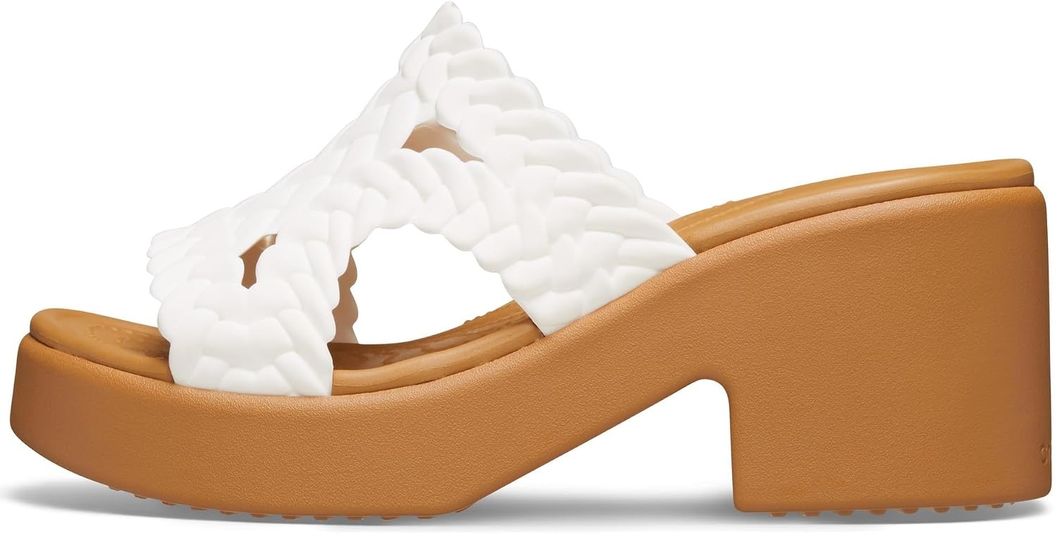 image:imageCrocs Womens Brooklyn HeelsChalk Woven