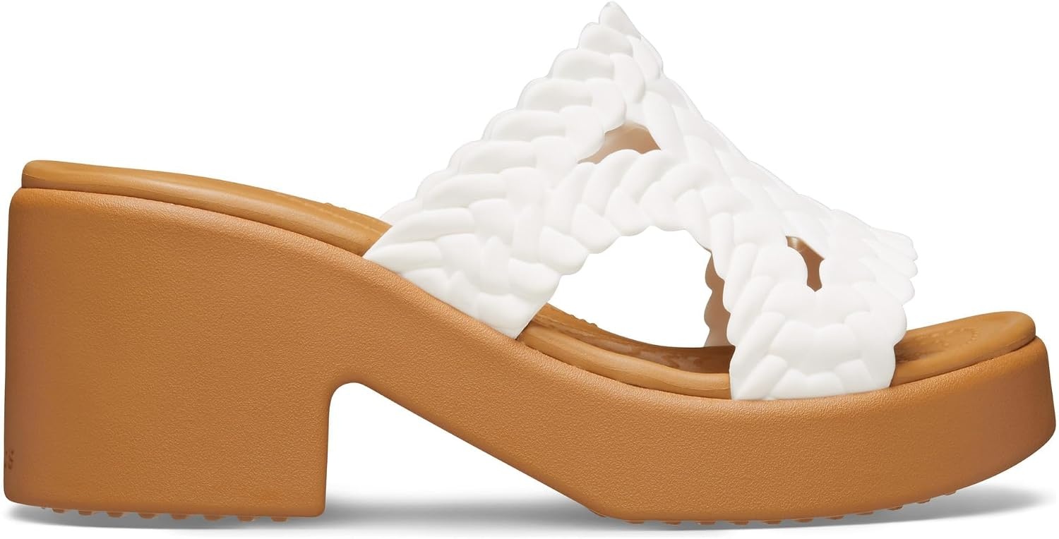 image:imageCrocs Womens Brooklyn HeelsChalk Woven
