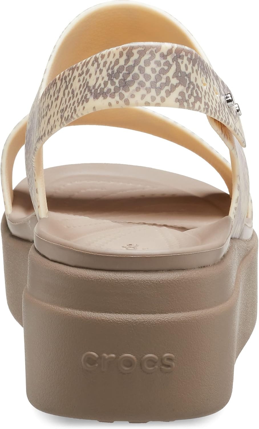 image:imageCrocs Womens Brooklyn Low Wedge SandalsVanillaMulti