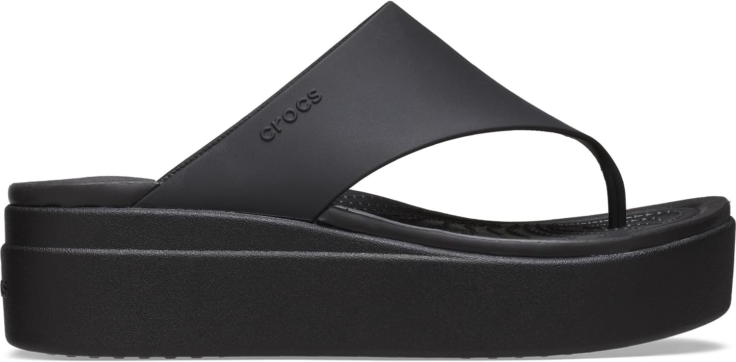 image:imageCrocs Womens Brooklyn Platform Flip FlopsBlack
