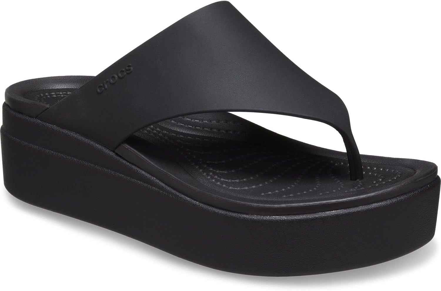 image:imageCrocs Womens Brooklyn Platform Flip FlopsBlack