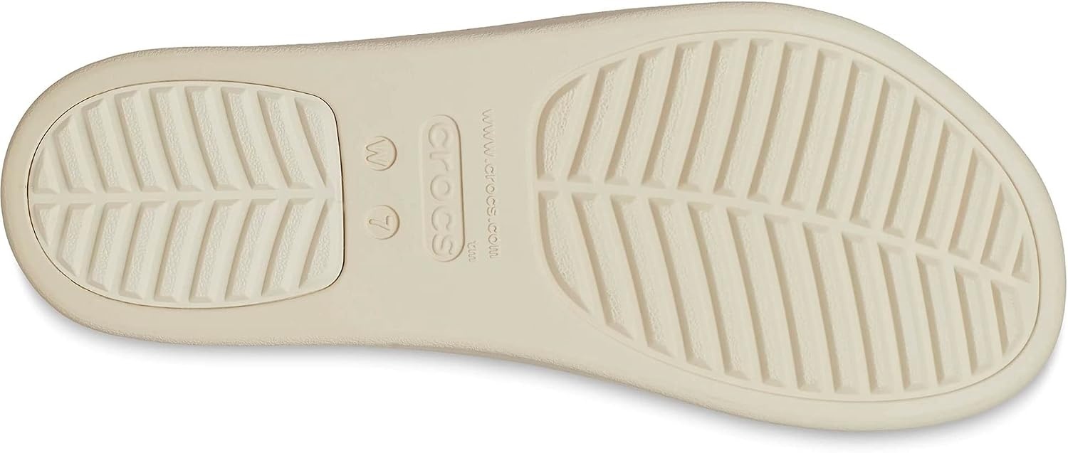 image:imageCrocs Womens Brooklyn Platform Flip FlopsChampagneBone