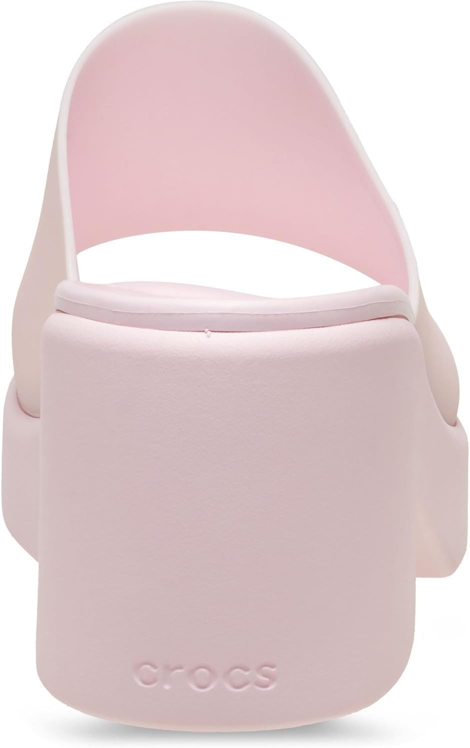 image:imageCrocs Womens Brooklyn Slide Heel SandalsPink Milk