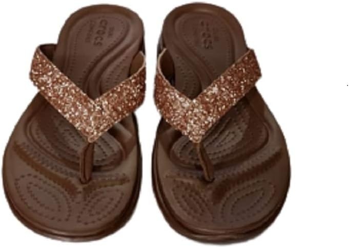 image:imageCrocs Womens Capri V Flip Flops Sandals for WomenBronze