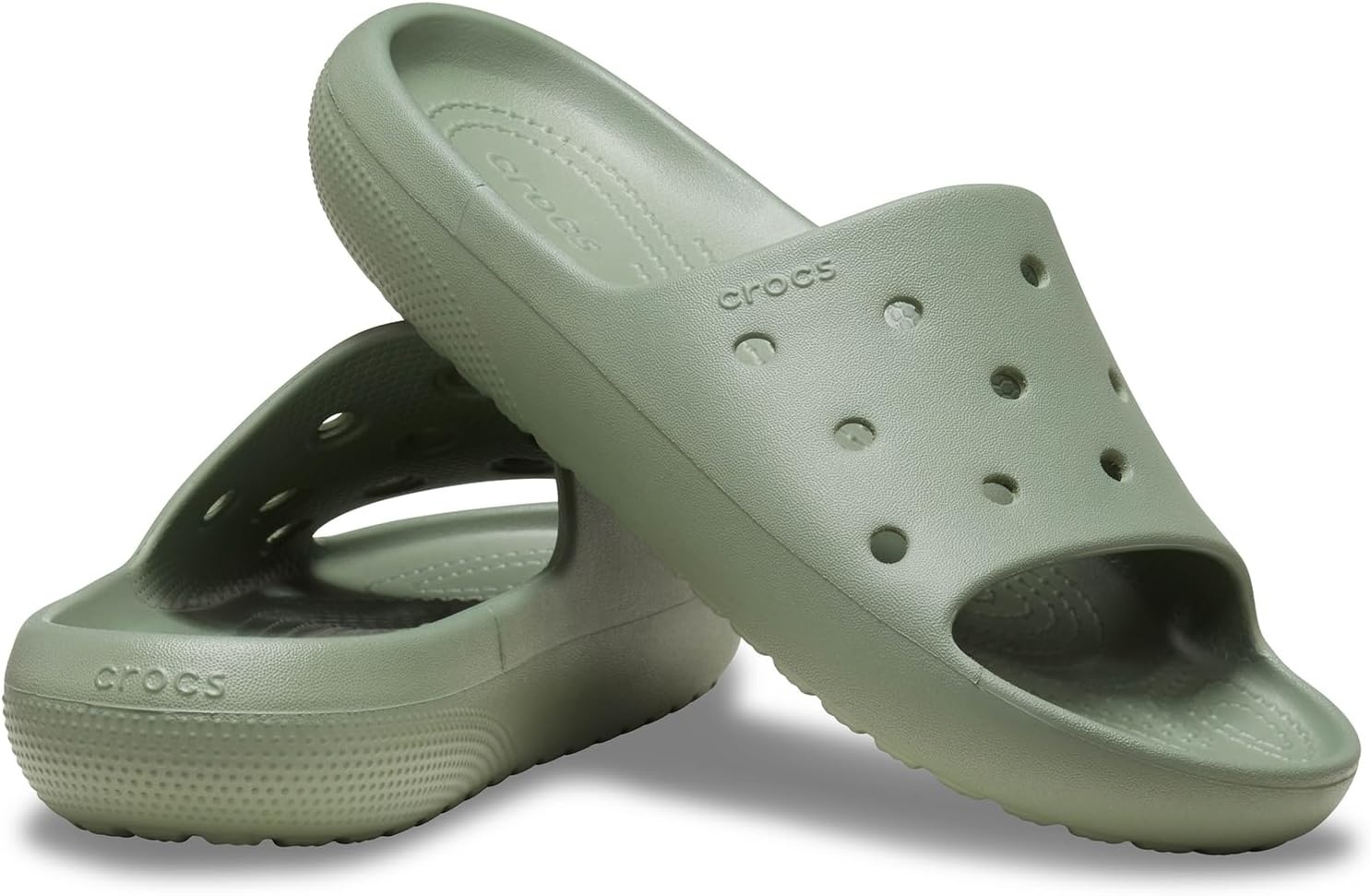 image:imageCrocs Womens Classic 20 SlidesMoss