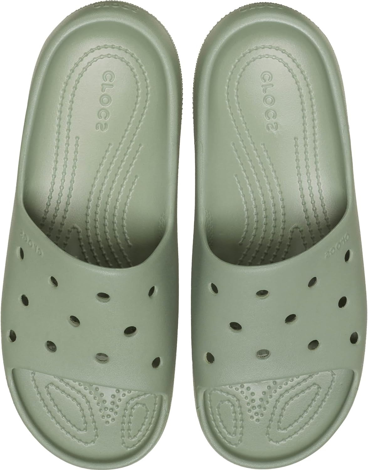 image:imageCrocs Womens Classic 20 SlidesMoss