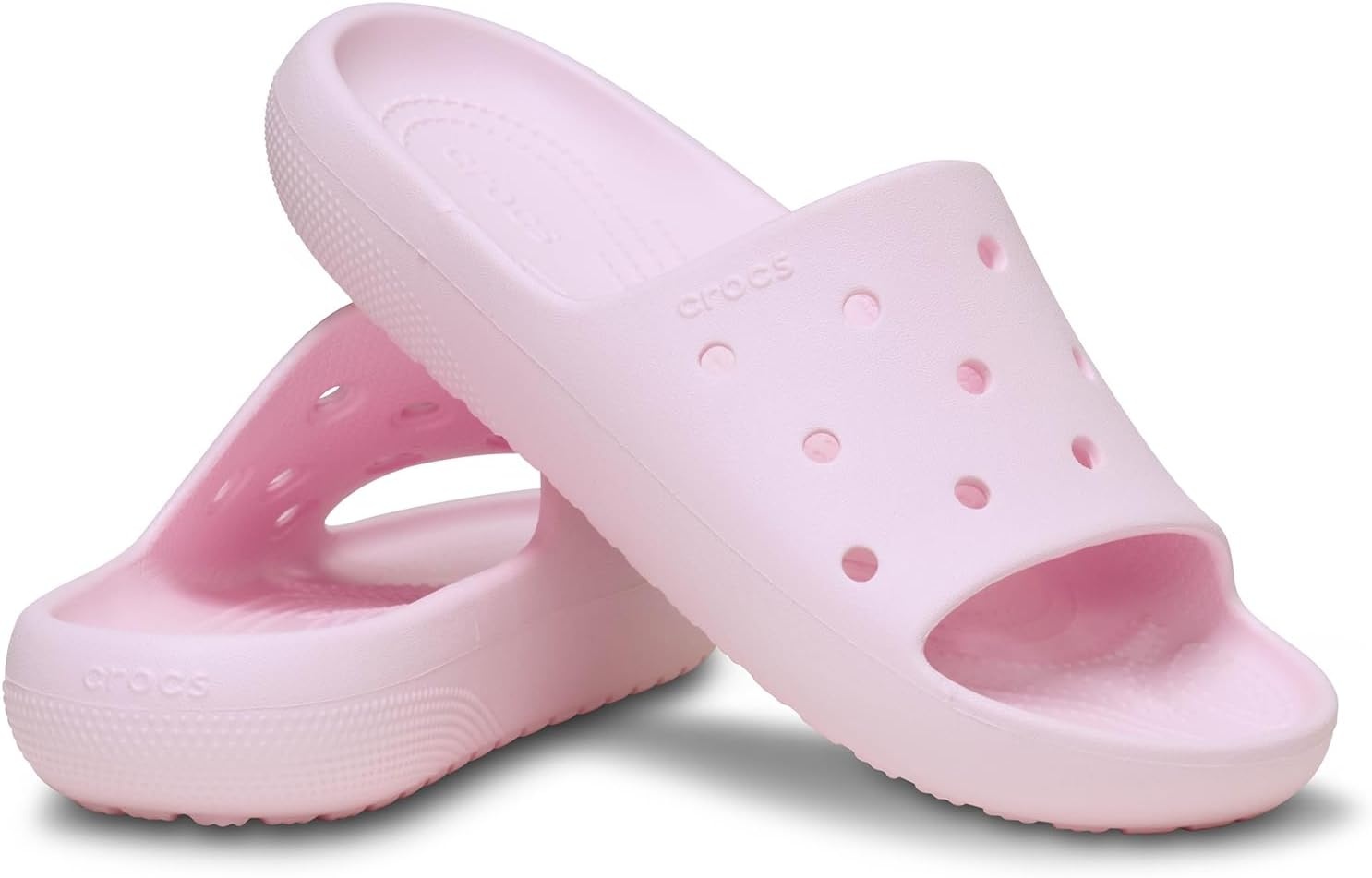image:imageCrocs Womens Classic 20 SlidesPink Milk