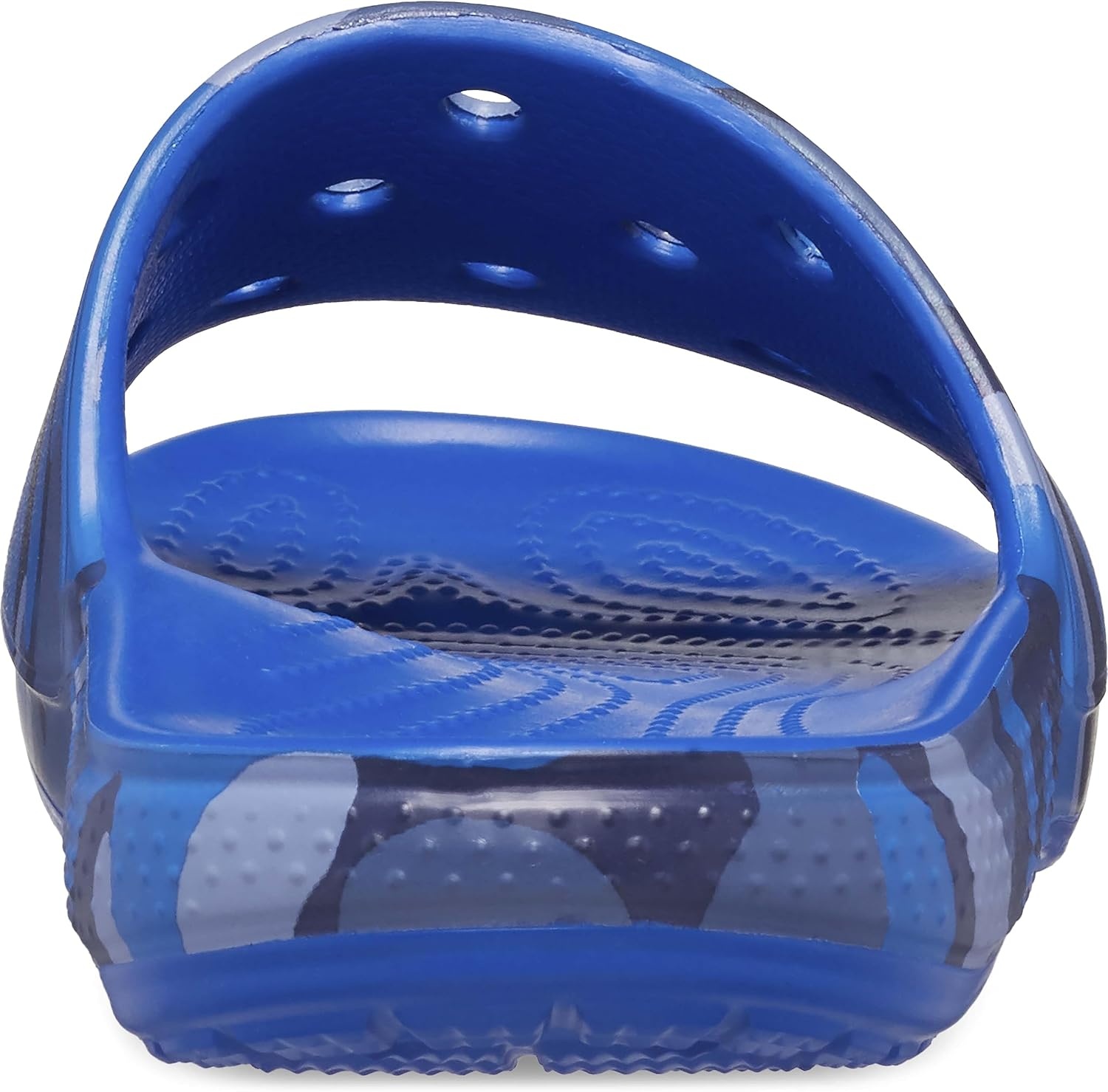 image:imageCrocs Womens Classic Camo Slide SandalsBlue BoltMulti