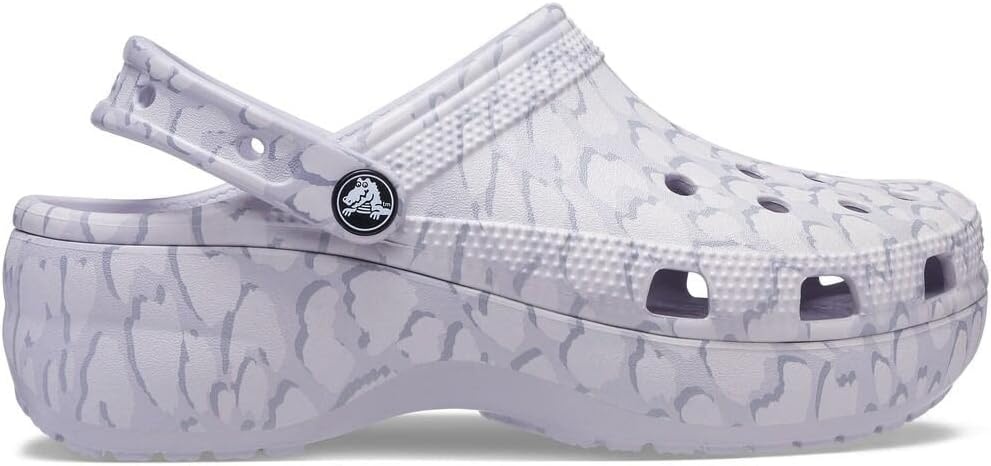 image:imageCrocs Womens Classic Graphic Platform ClogsMauve Mist