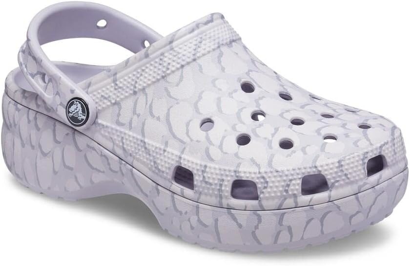 image:imageCrocs Womens Classic Graphic Platform ClogsMauve Mist