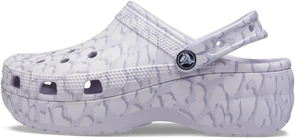 image:imageCrocs Womens Classic Graphic Platform ClogsMauve Mist
