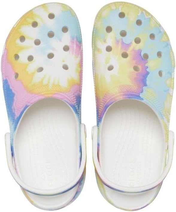 image:imageCrocs Womens Classic Graphic Platform ClogsPastel Tie Dye
