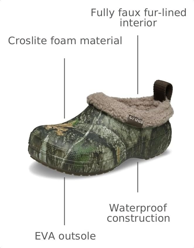 image:imageCrocs Womens Classic Lined Shorty BootsRealtree Apx