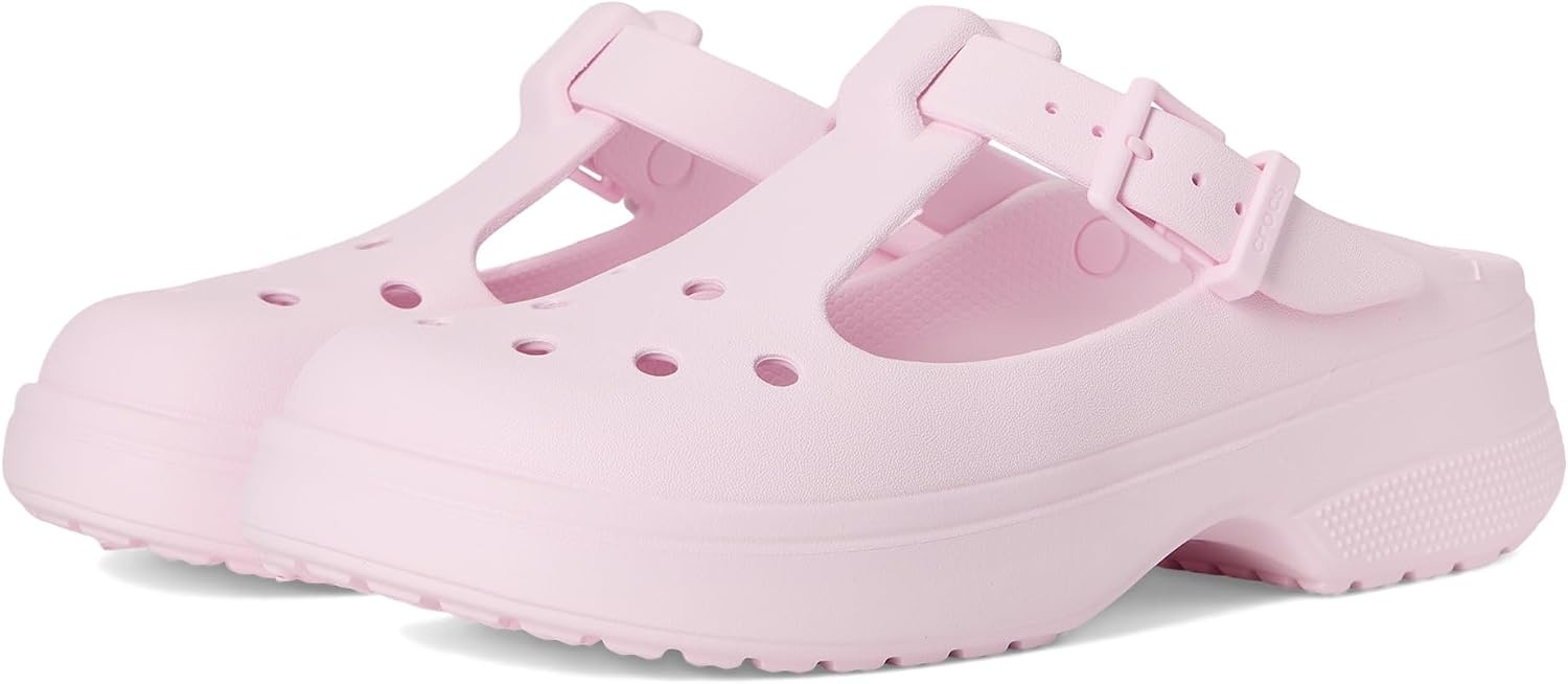 image:imageCrocs Womens Classic Mary Jane ClogsPink Milk