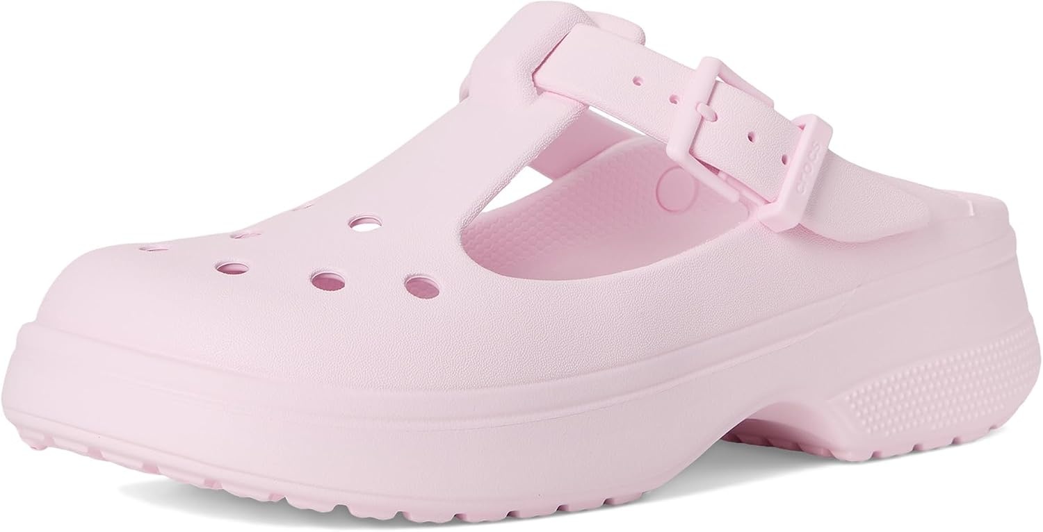 image:imageCrocs Womens Classic Mary Jane ClogsPink Milk