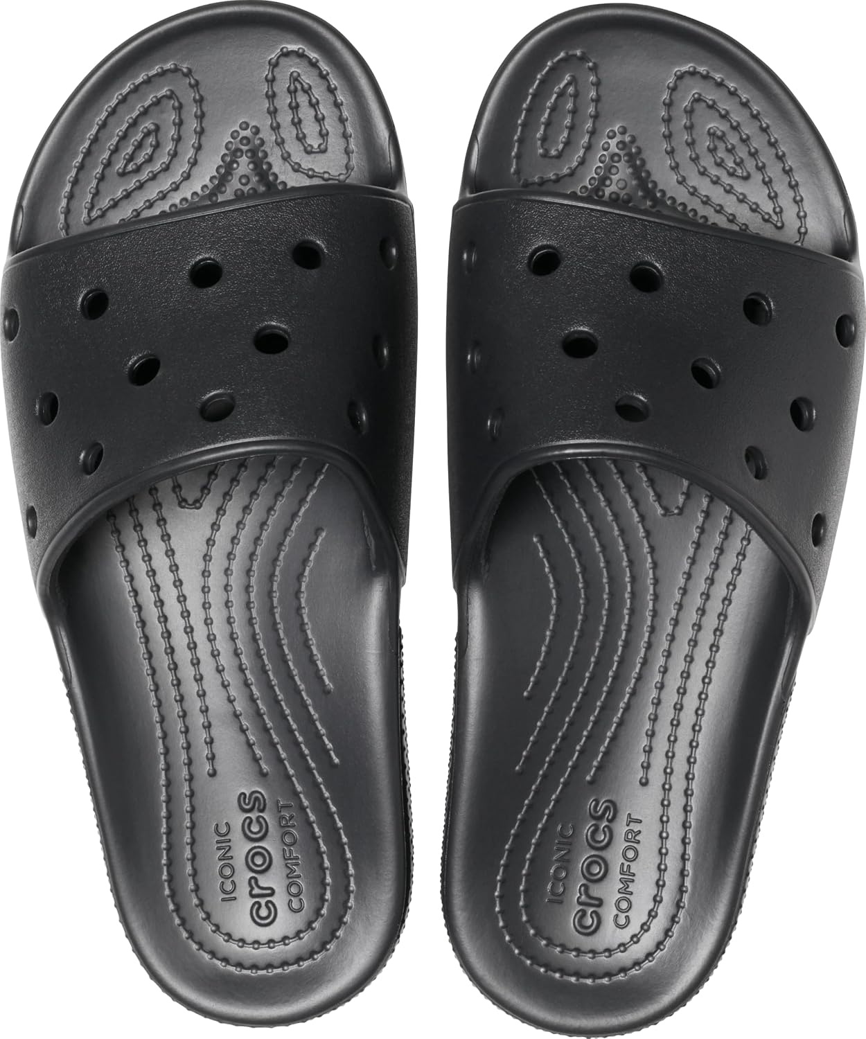 image:imageCrocs Womens Classic TieDye SlidesBlack