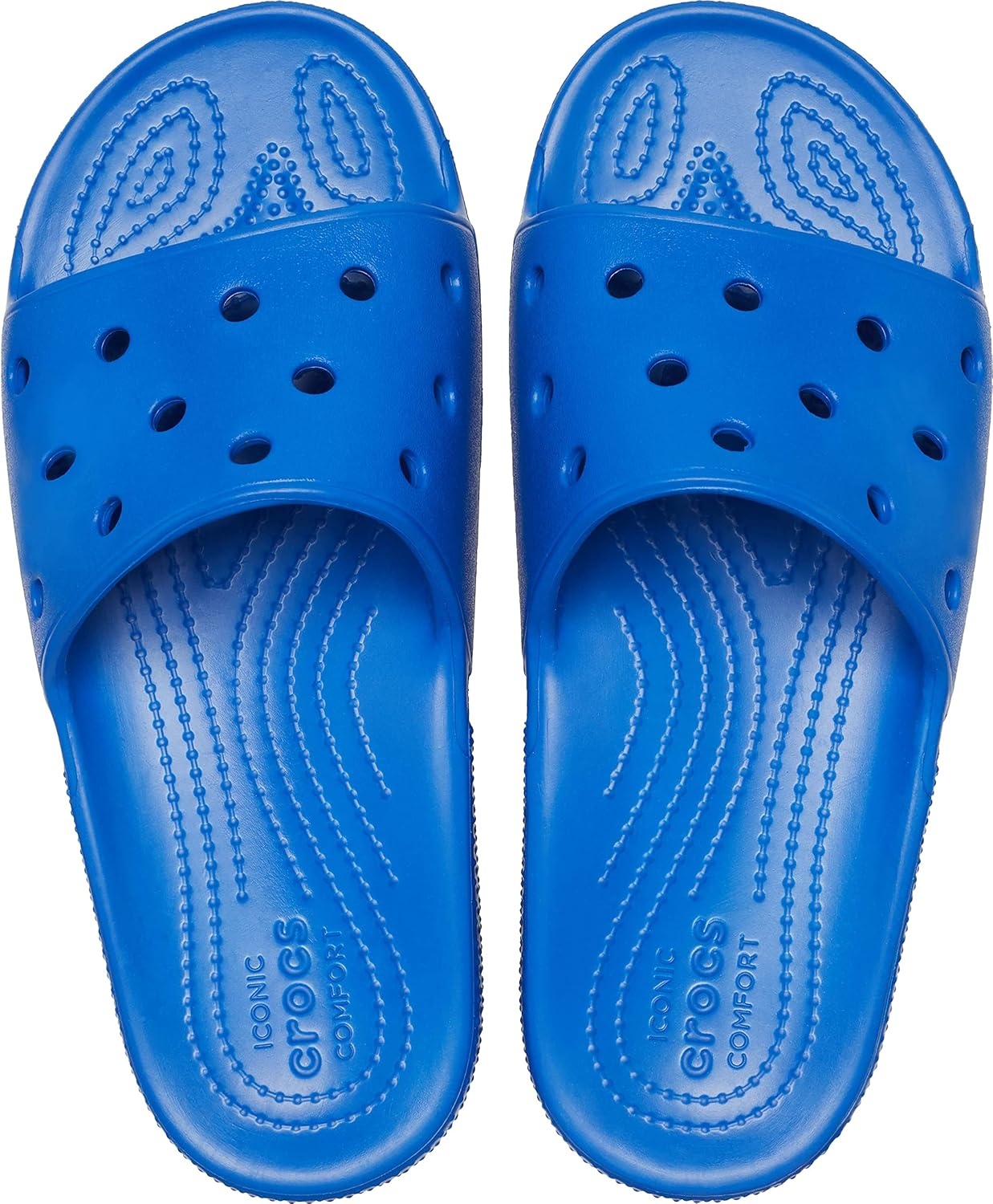 image:imageCrocs Womens Classic TieDye SlidesBlue Bolt