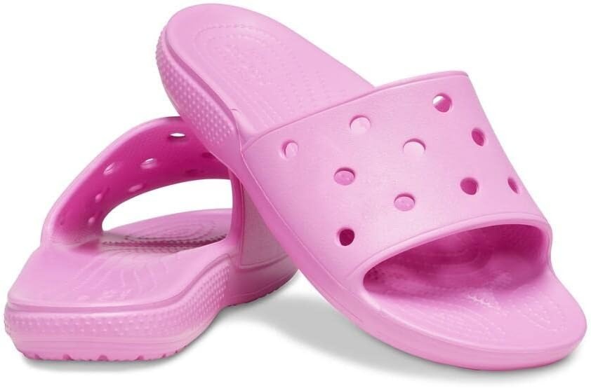 image:imageCrocs Womens Classic TieDye SlidesTaffy Pink
