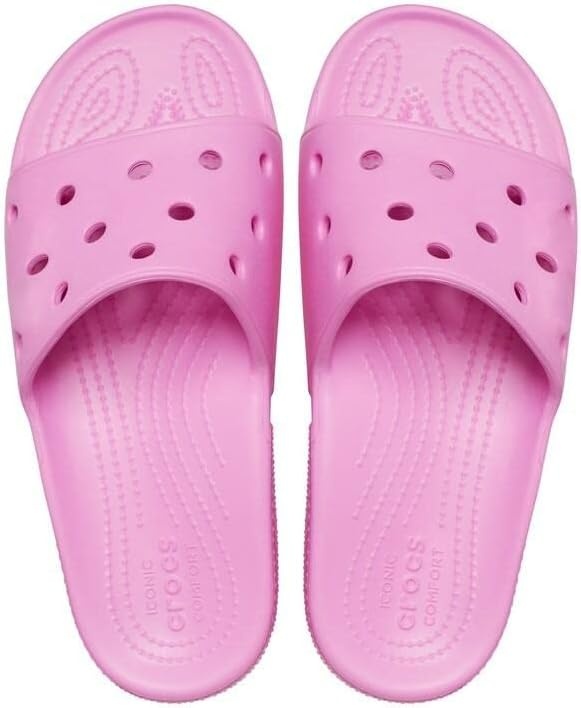 image:imageCrocs Womens Classic TieDye SlidesTaffy Pink