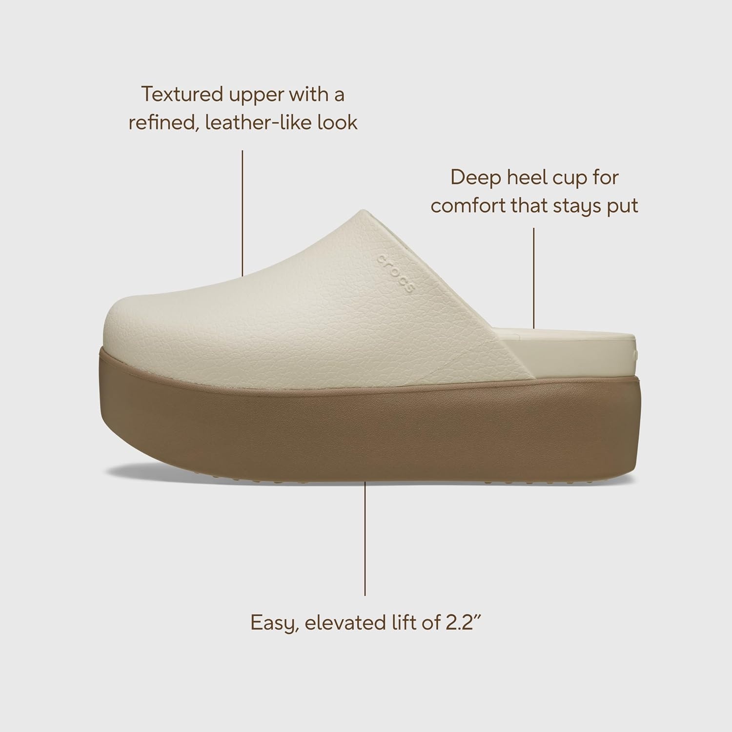 image:imageCrocs Womens Dylan Platform ClogFrappLatte