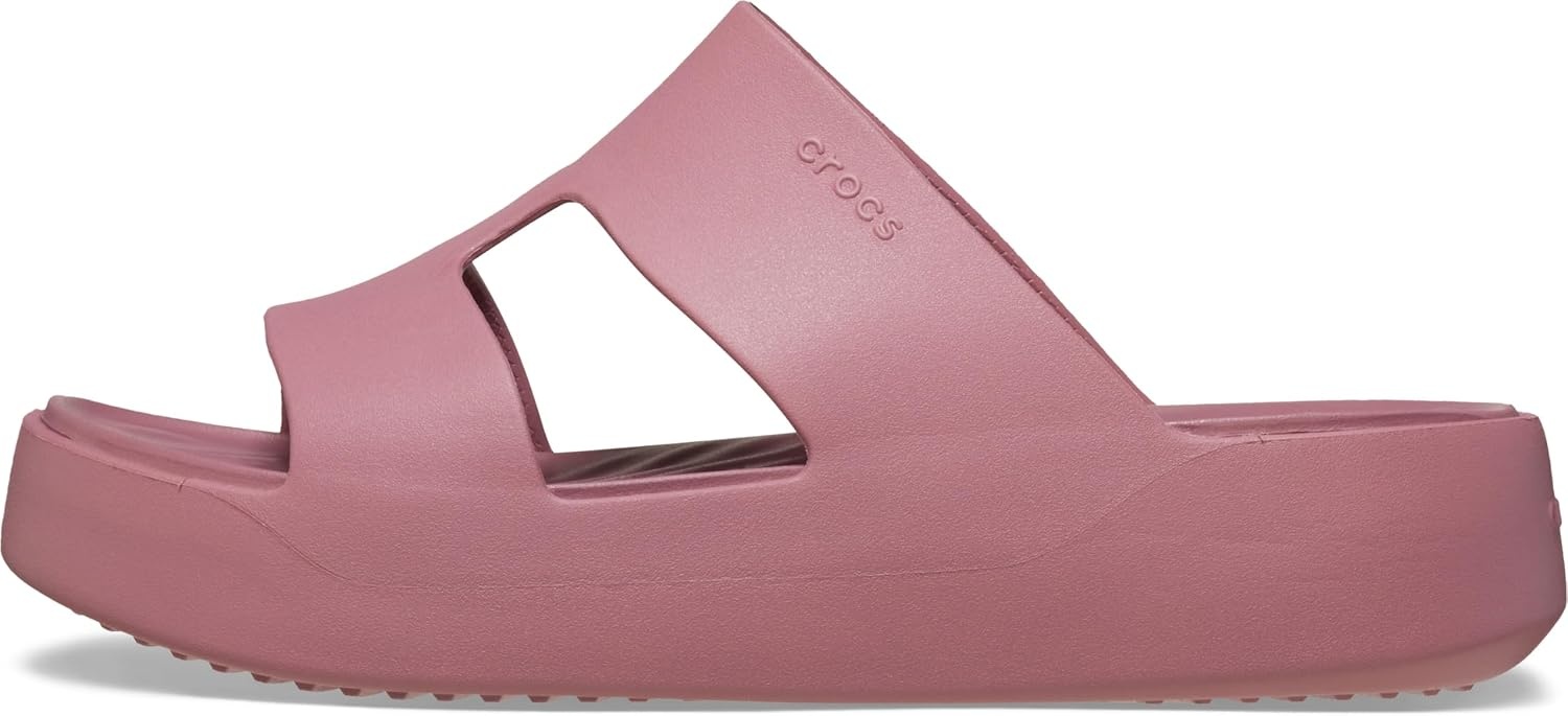 image:imageCrocs Womens Getaway Platform HStrap Wedge SandalsCassis