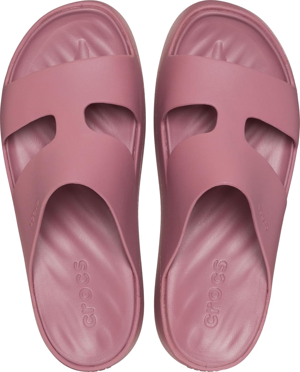 image:imageCrocs Womens Getaway Platform HStrap Wedge SandalsCassis