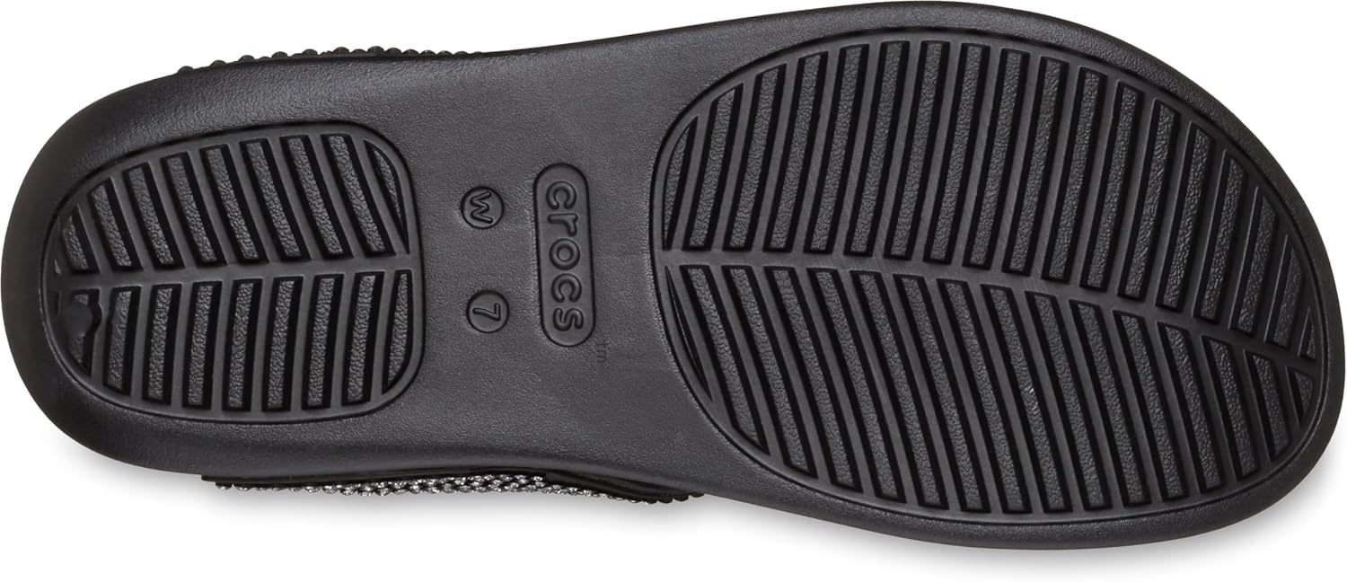 image:imageCrocs Womens Getaway Triangle Flip FlopsBlack Gems
