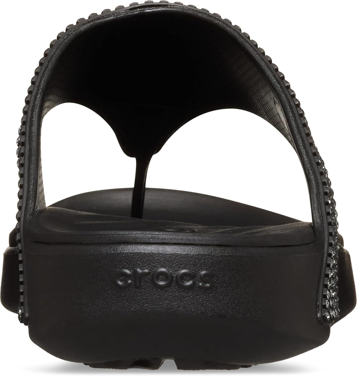 image:imageCrocs Womens Getaway Triangle Flip FlopsBlack Gems