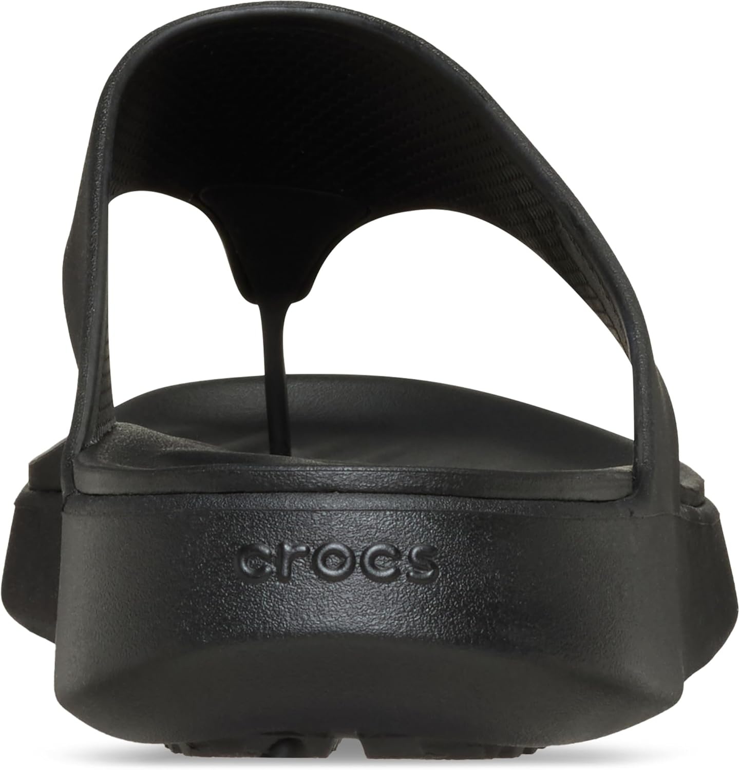 image:imageCrocs Womens Getaway Triangle Flip FlopsBlackBlack