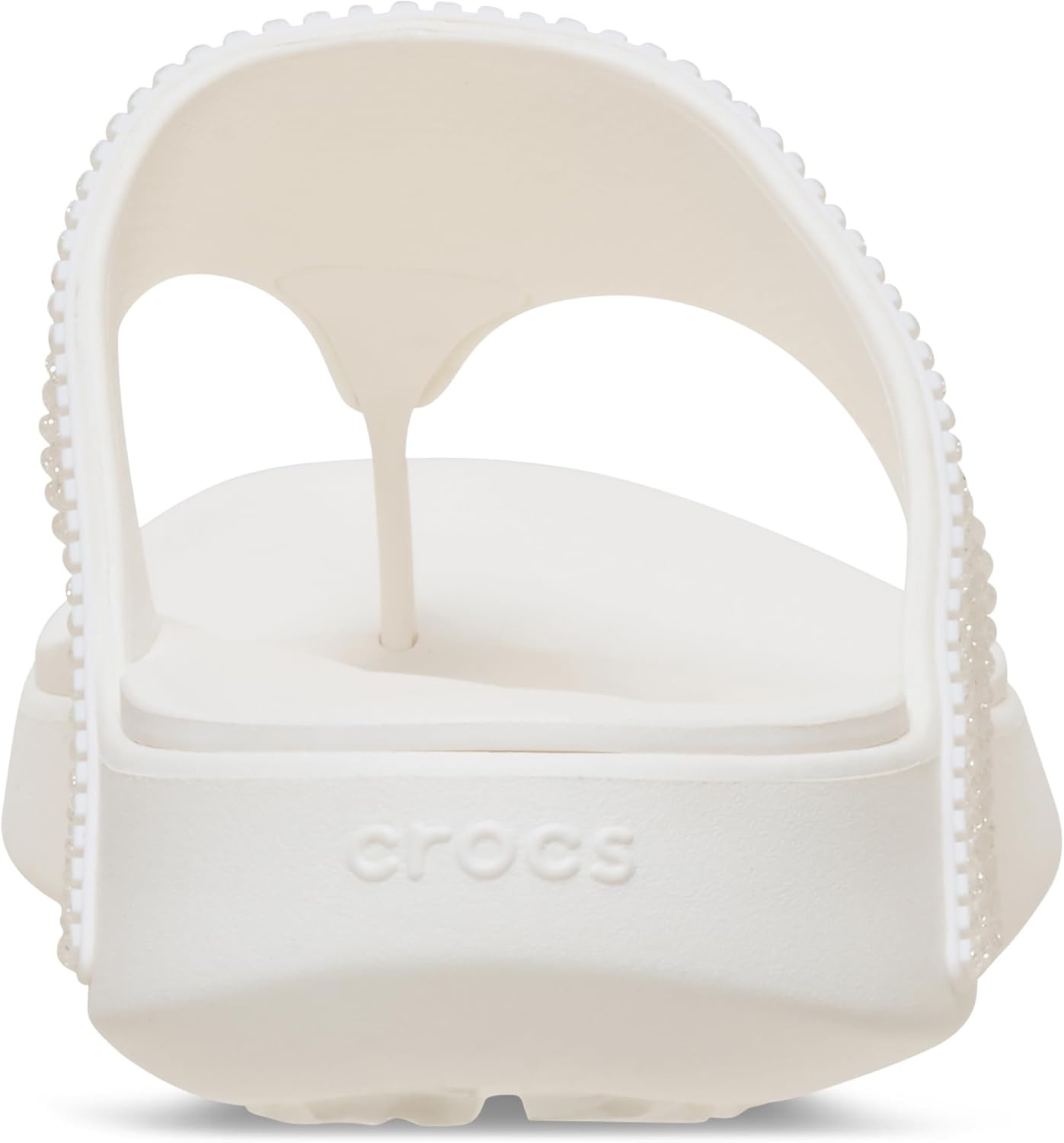 image:imageCrocs Womens Getaway Triangle Flip FlopsChalk Gems
