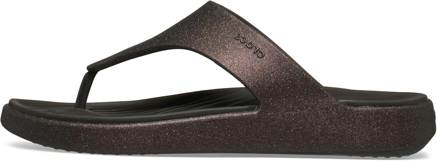 image:imageCrocs Womens Getaway Triangle Flip FlopsDark Cocoa