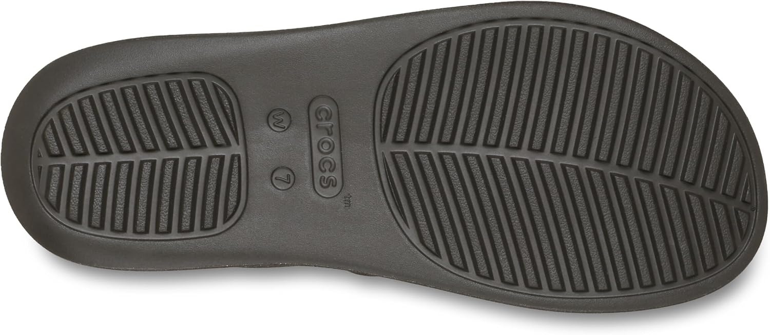 image:imageCrocs Womens Getaway Triangle Flip FlopsDark Cocoa