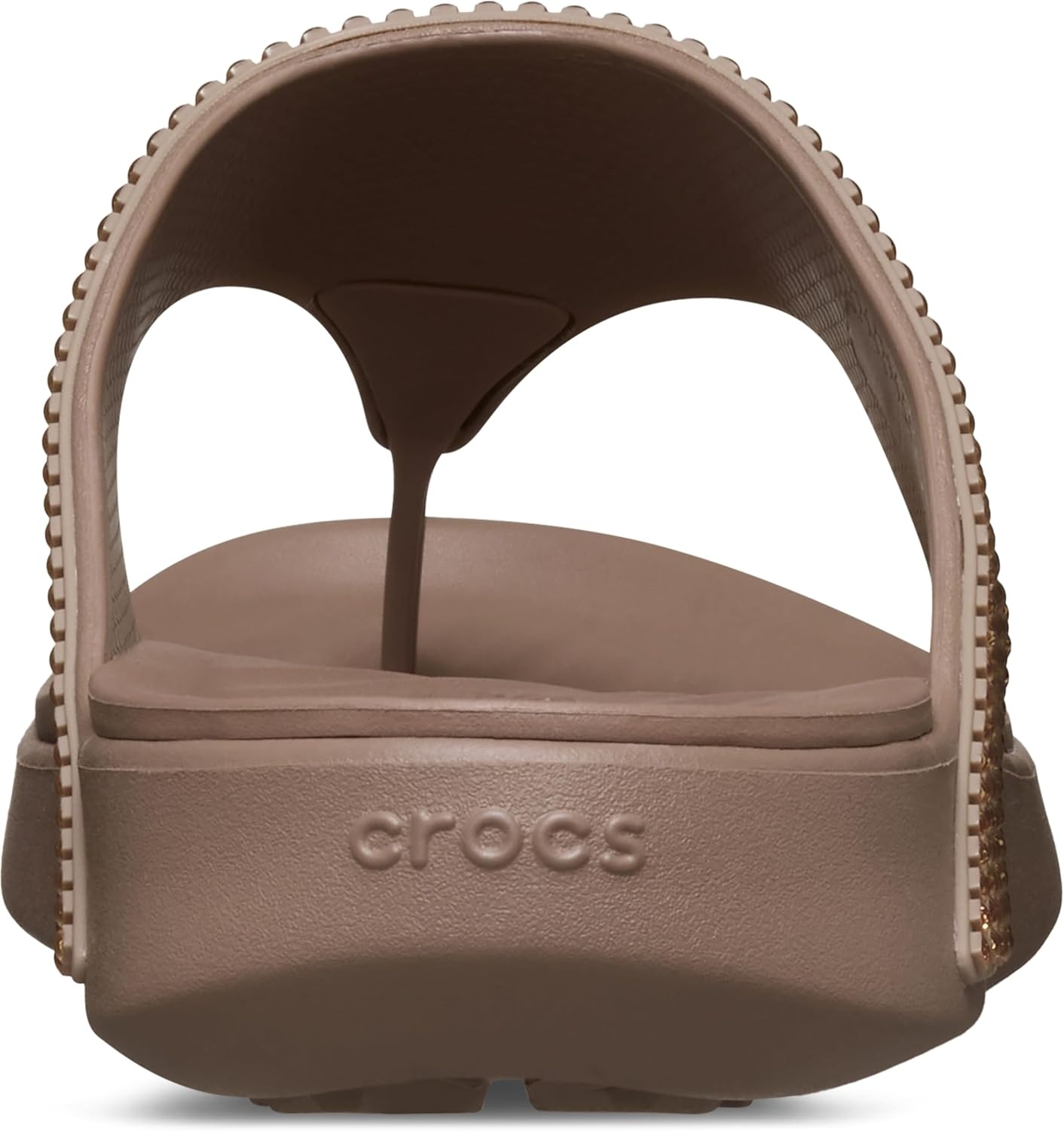 image:imageCrocs Womens Getaway Triangle Flip FlopsLatte Gems