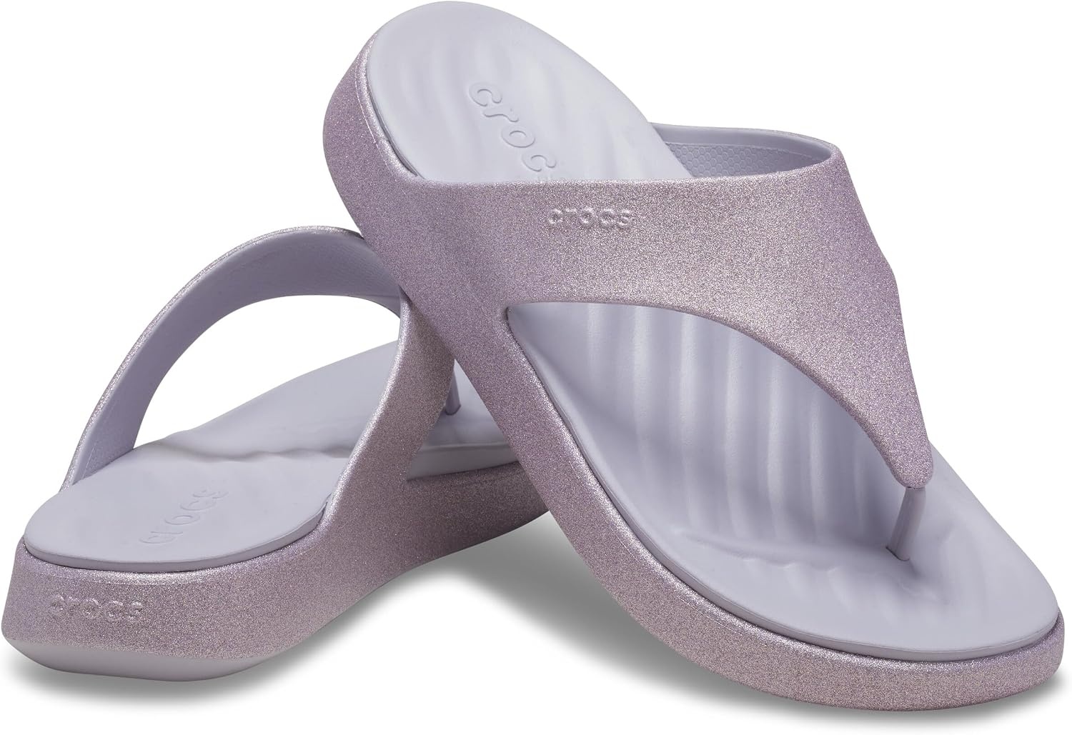 image:imageCrocs Womens Getaway Triangle Flip FlopsMauve Mist