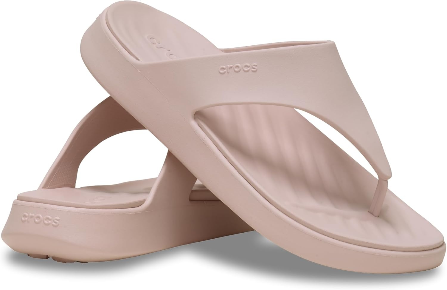 image:imageCrocs Womens Getaway Triangle Flip FlopsQuartz