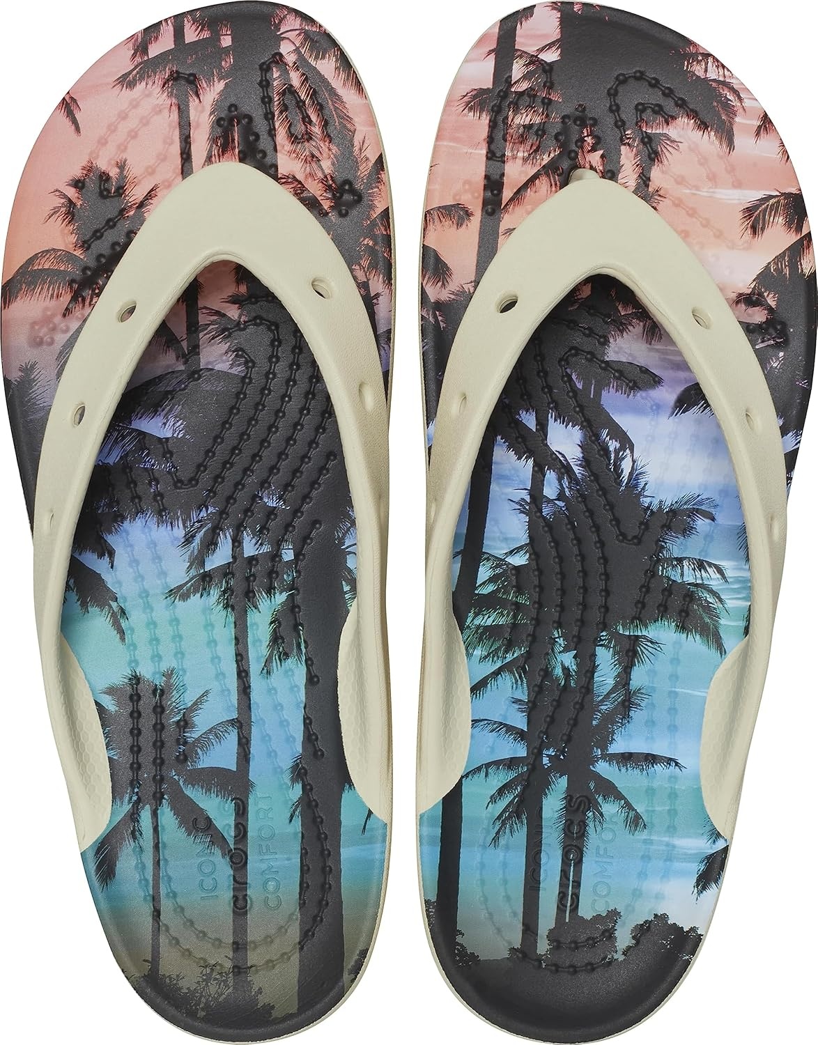 image:imageCrocs Womens Platform Flip Flop SandalBoneMulti